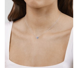 Colgante Diciembre Minnie Disney plata