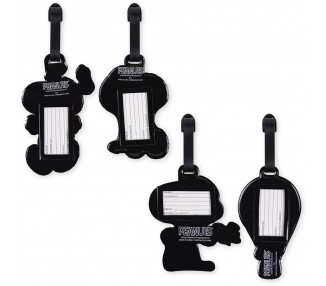 Set 4 Etiquetas de Equipaje Snoopy Peanuts