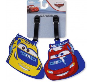 Set 2 Etiquetas de Equipaje Cars Disney Pixar