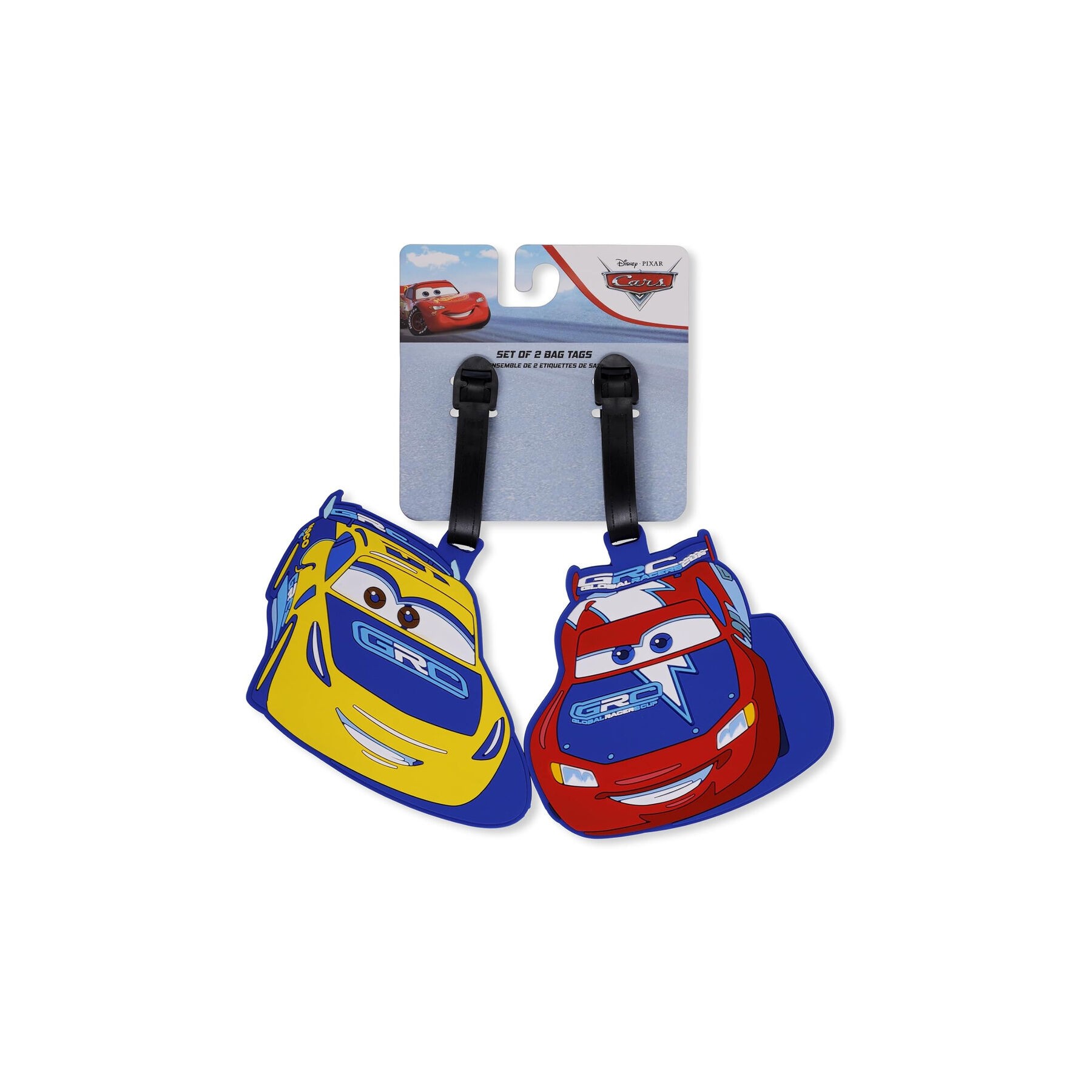 Set 2 Etiquetas de Equipaje Cars Disney Pixar