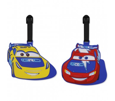 Set 2 Etiquetas de Equipaje Cars Disney Pixar