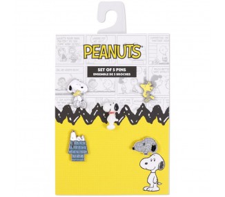 Set 5 pins Snoopy Peanuts