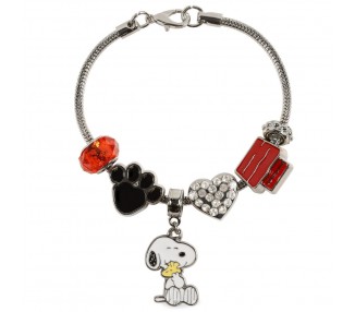 Pulsera charms Snoopy Peanuts