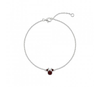 Pulsera Enero Minnie Disney plata