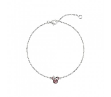 Pulsera Febrero Minnie Disney plata