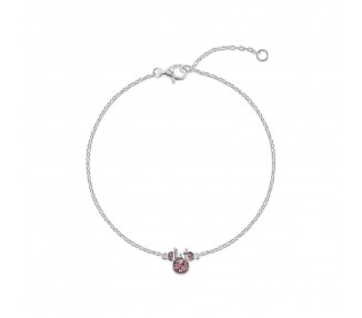 Pulsera Febrero Minnie Disney plata