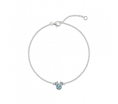 Pulsera Marzo Minnie Disney plata