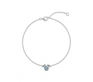 Pulsera Marzo Minnie Disney plata