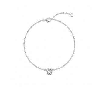 Pulsera Abril Minnie Disney plata