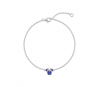 Pulsera Septiembre Minnie Disney plata