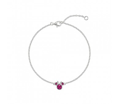 Pulsera Octubre Minnie Disney plata