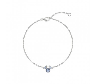 Pulsera Diciembre Minnie Disney plata