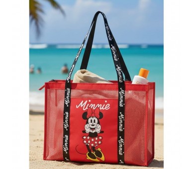 Bolsa playa rejilla Minnie Disney