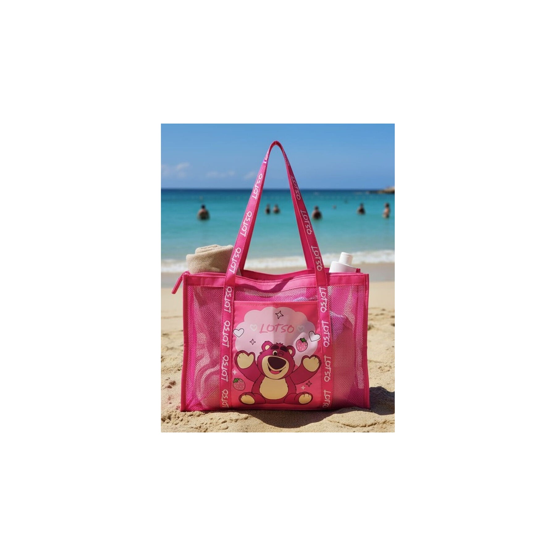 Bolsa playa rejilla Lotso Toy Story Disney Pixar