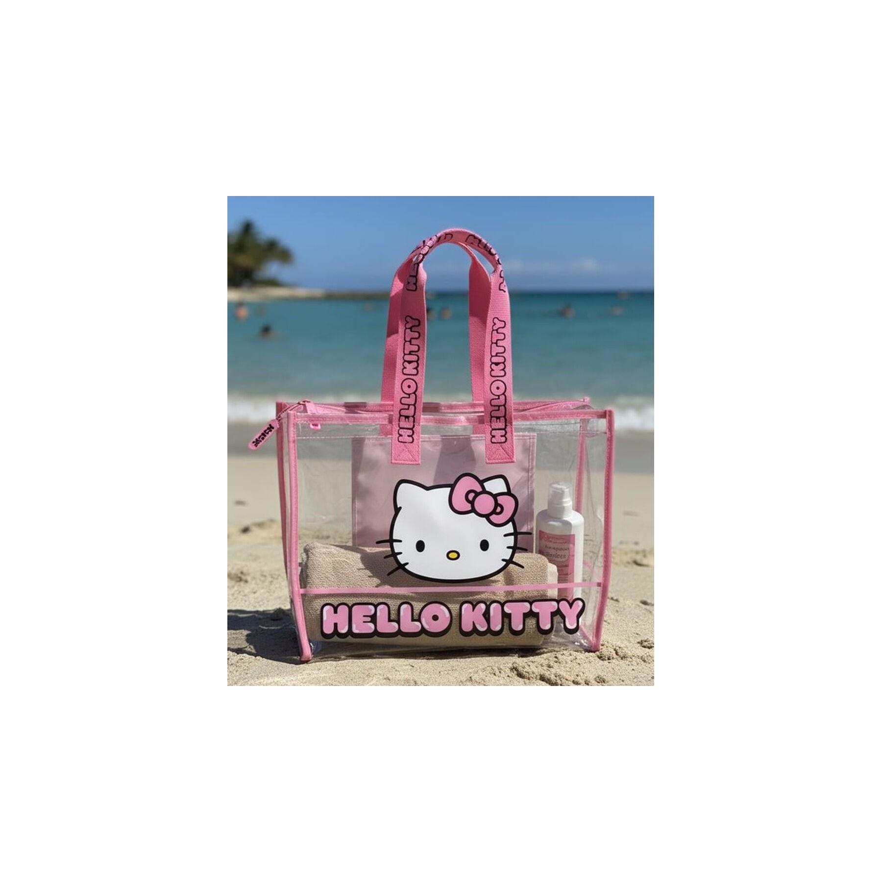 Bolsa playa Hello Kitty
