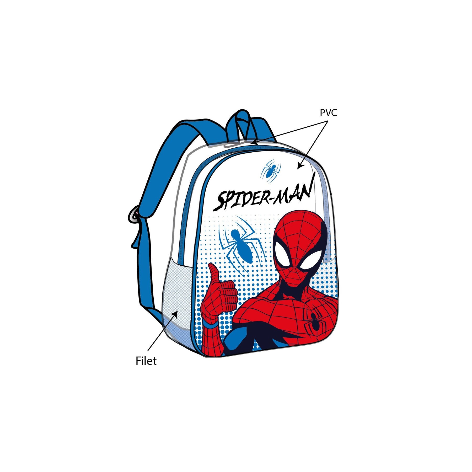 Mochila Spiderman Marvel 31cm
