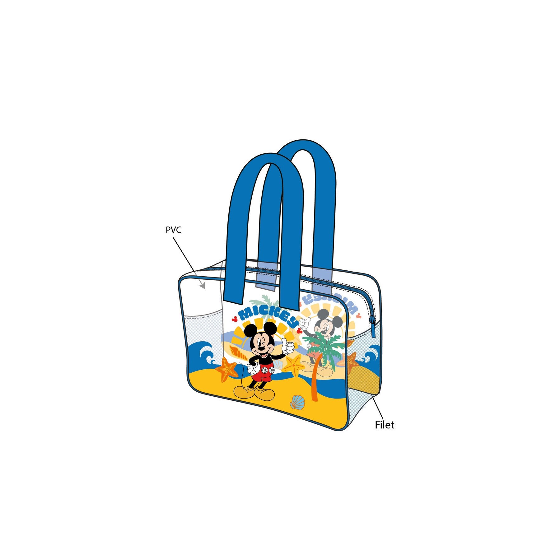 Bolsa playa Mickey Disney
