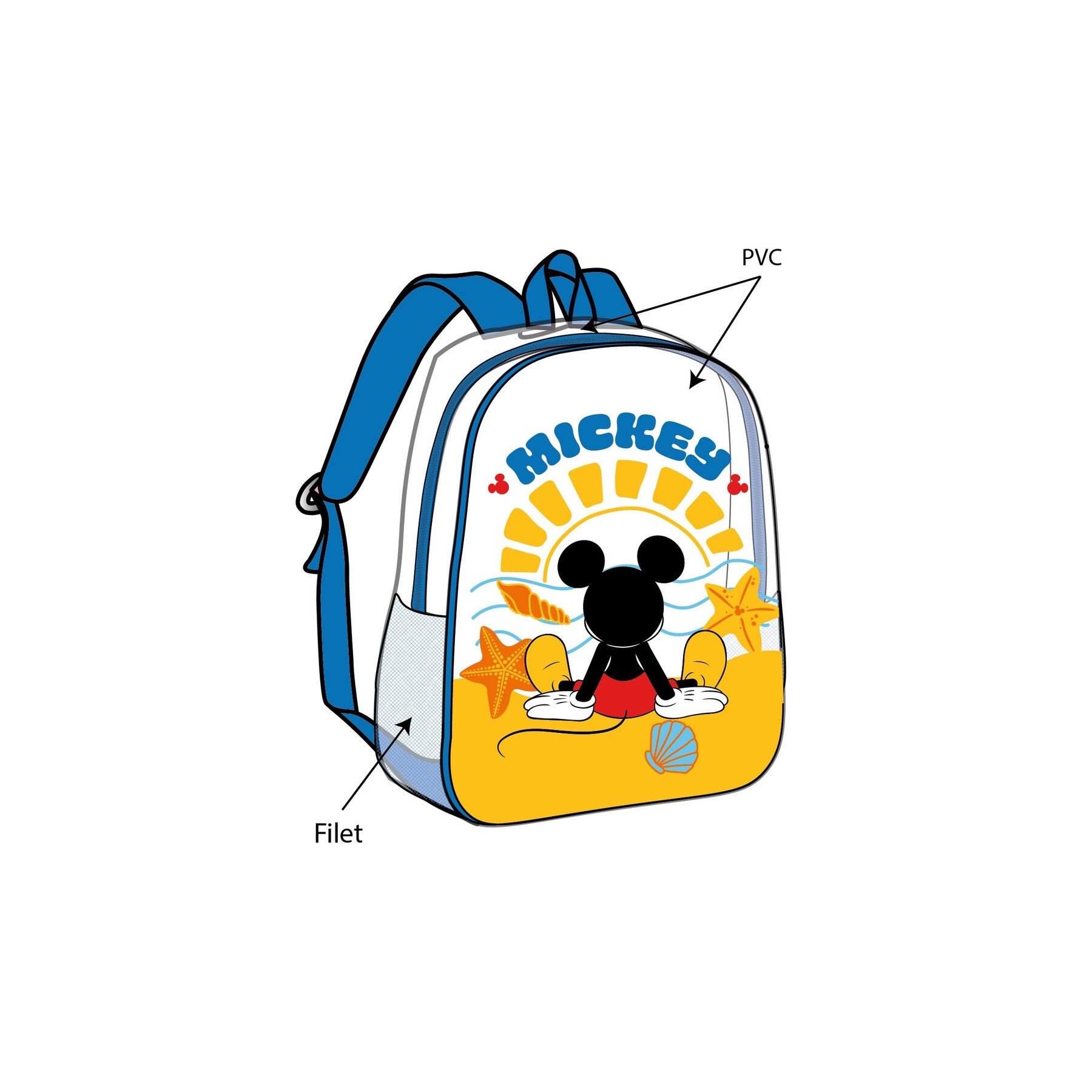Mochila Mickey Disney 31cm