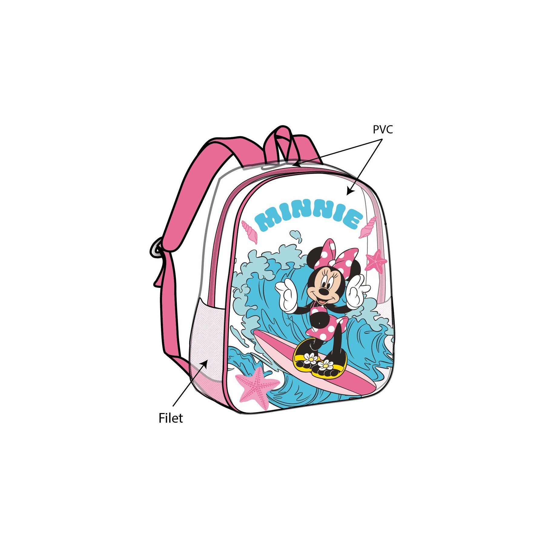 Mochila Minnie Disney 31cm