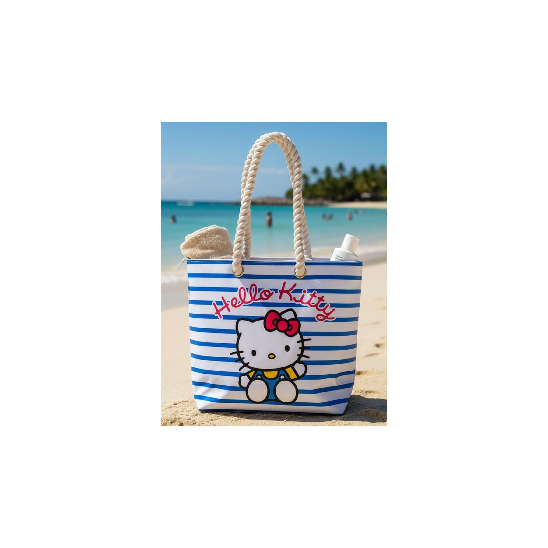 Bolsa playa Hello Kitty