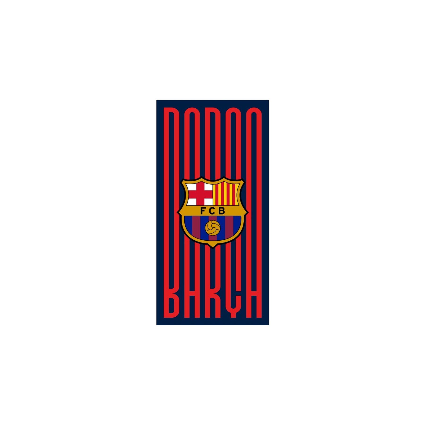 Toalla F.C Barcelona microfibra
