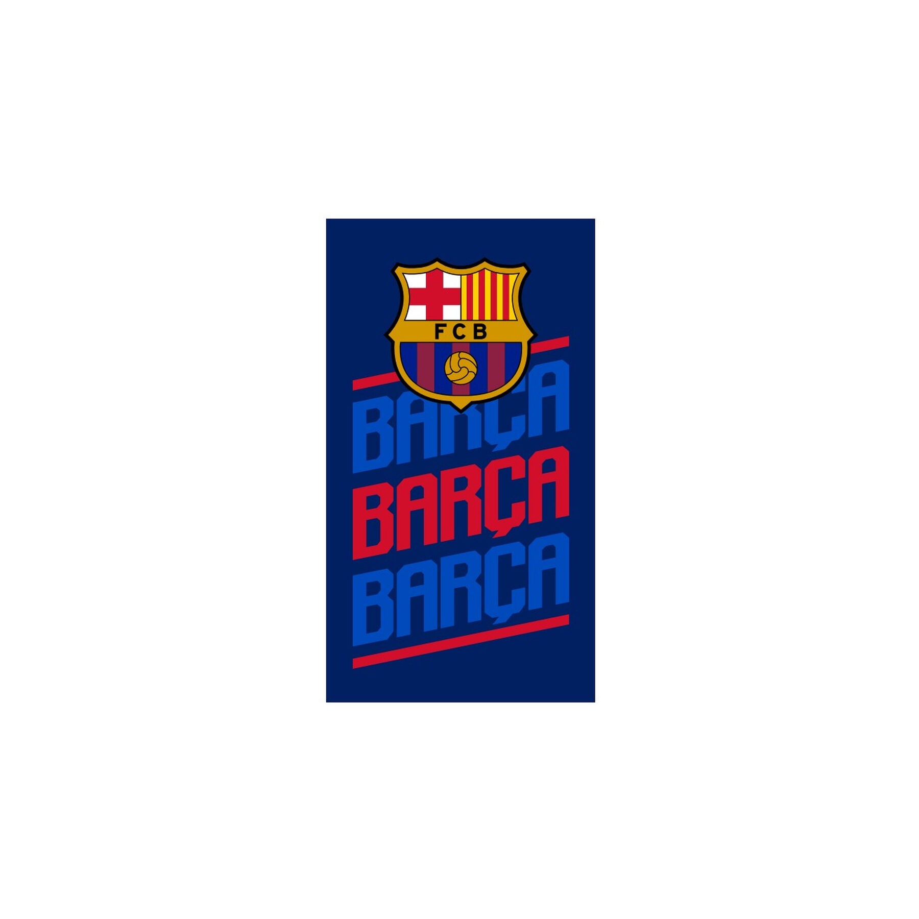 Toalla F.C Barcelona microfibra