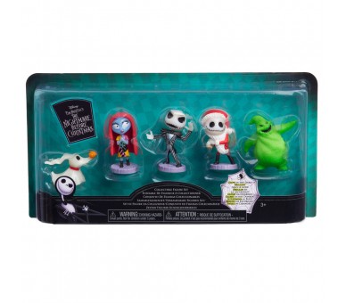 Blister 5 figuras Pesadilla Antes de Navidad Disney