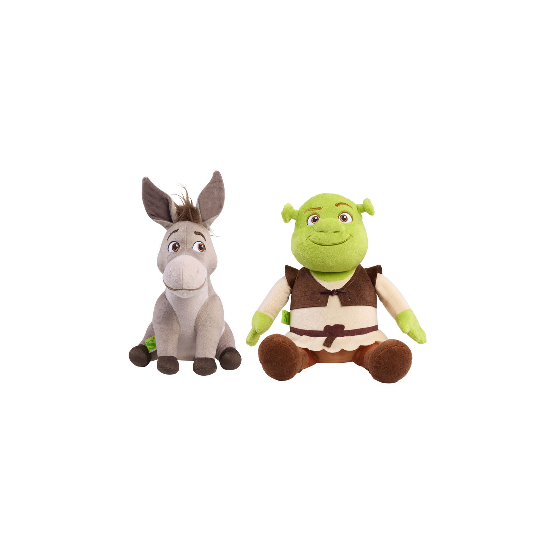 Peluche Shrek y Asno Sherk 32cm surtido