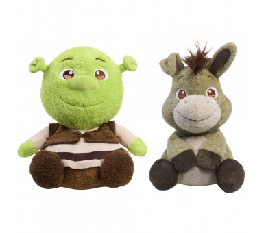 Peluche Comfeez Shrek y Asno Sherk 30cm surtido