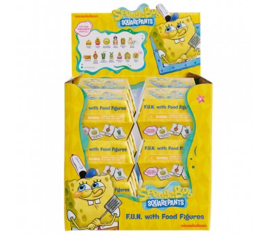 Figura sorpresa F.U.N. Food Squarepants Bob Esponja surtido