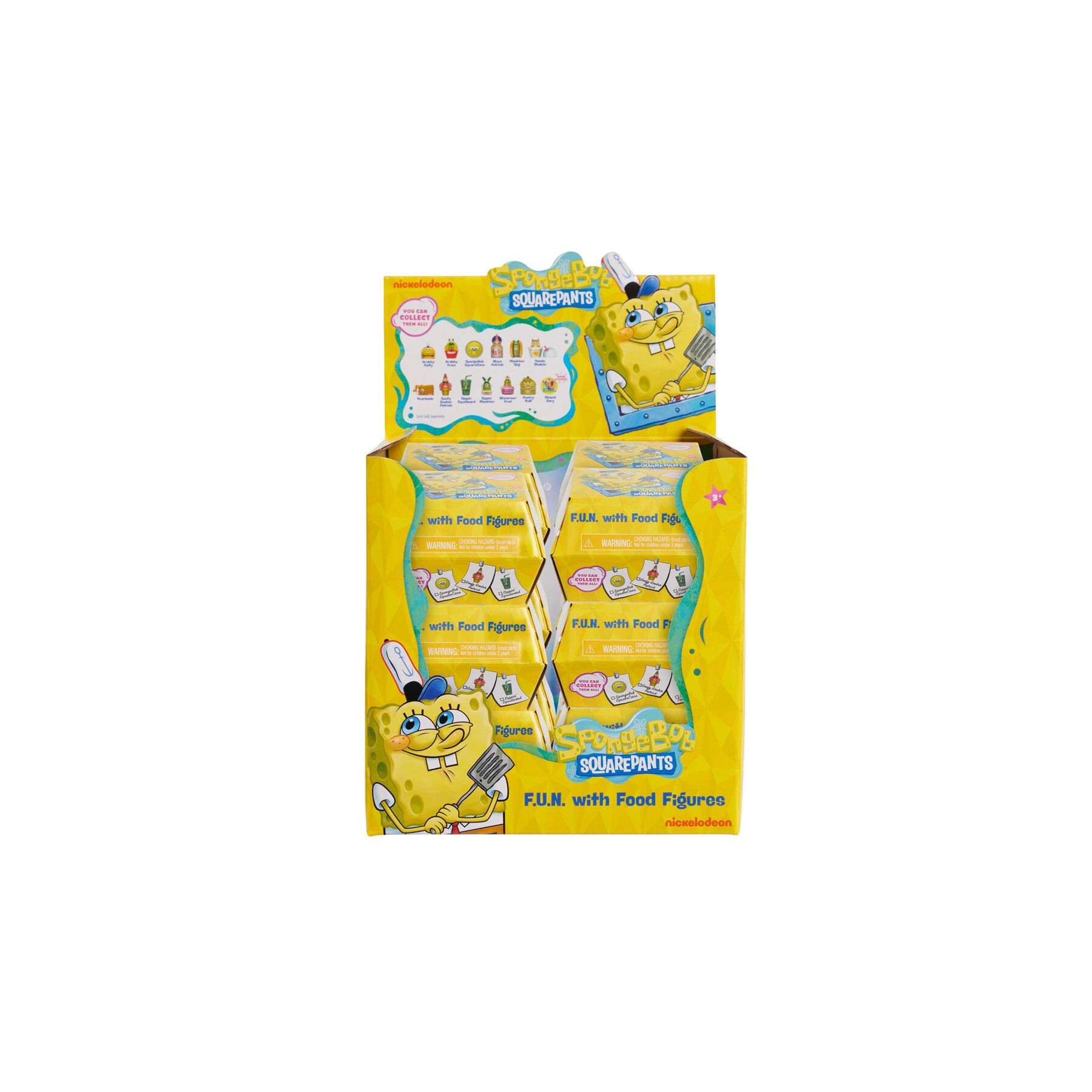 Figura sorpresa F.U.N. Food Squarepants Bob Esponja surtido