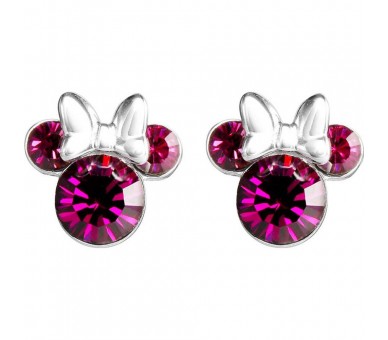 Pendientes Octubre Minnie Disney plata