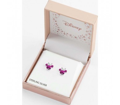 Pendientes Octubre Minnie Disney plata