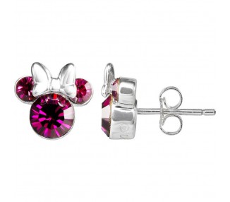 Pendientes Octubre Minnie Disney plata