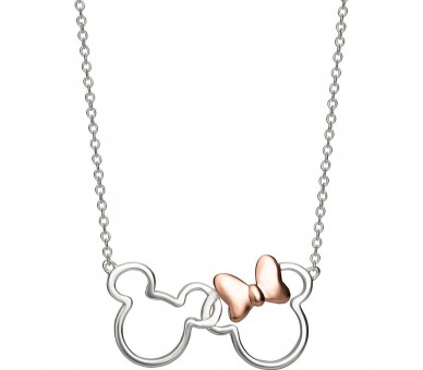 Colgante Mickey & Minnie Disney plata