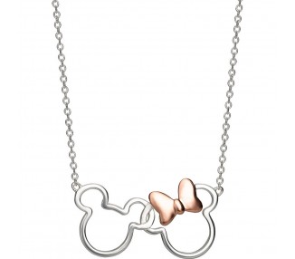 Colgante Mickey & Minnie Disney plata