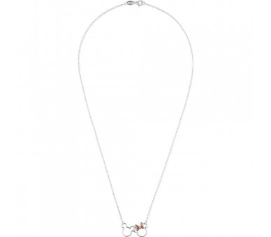 Colgante Mickey & Minnie Disney plata