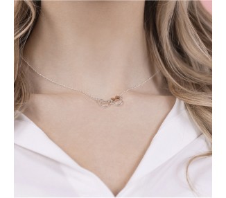 Colgante Mickey & Minnie Disney plata