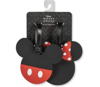 Set 2 Etiquetas de Equipaje Mickey & Minnie Disney
