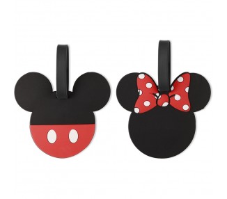 Set 2 Etiquetas de Equipaje Mickey & Minnie Disney