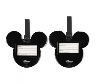 Set 2 Etiquetas de Equipaje Mickey & Minnie Disney