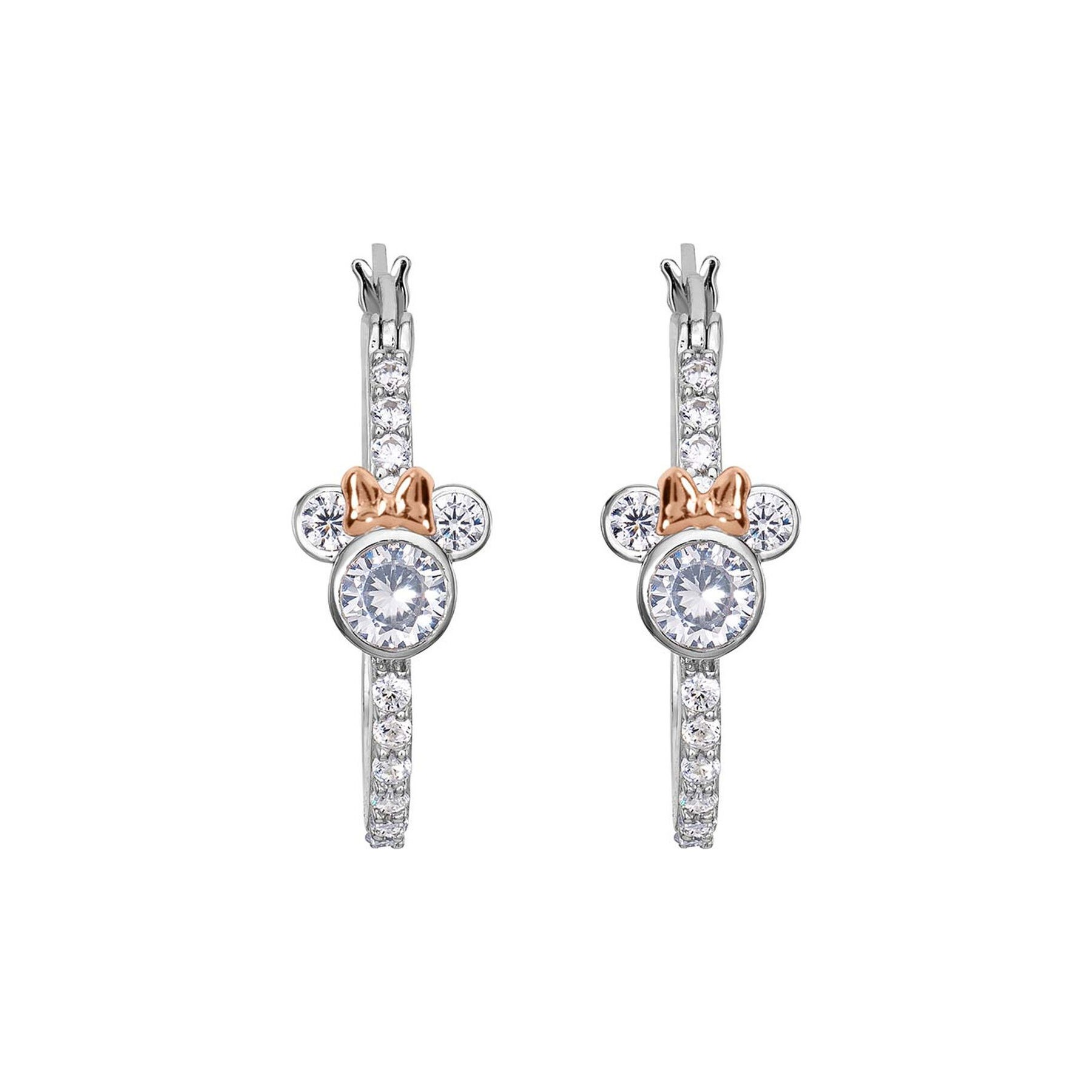 Pendientes Minnie Disney plata