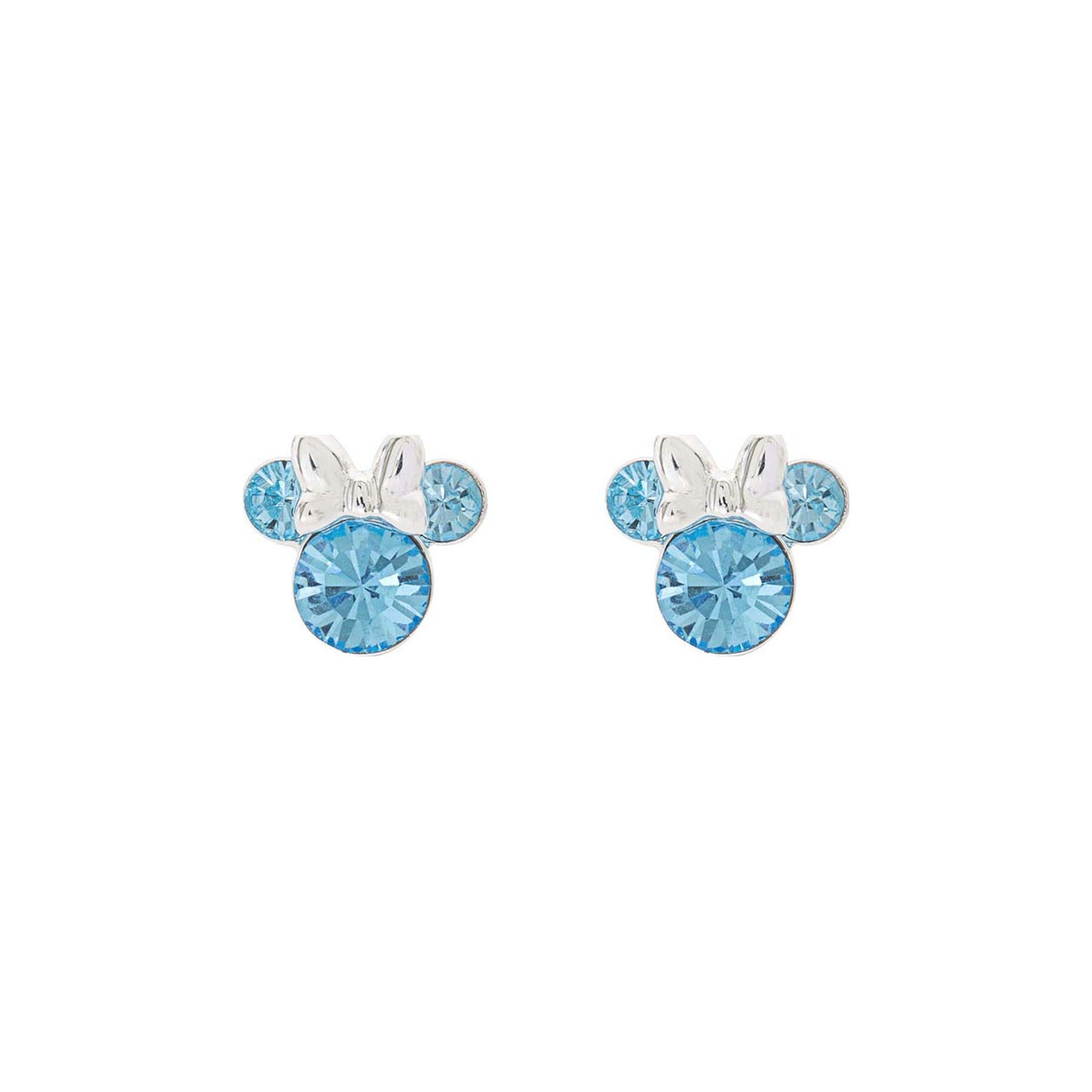 Pendientes Marzo Minnie Disney plata