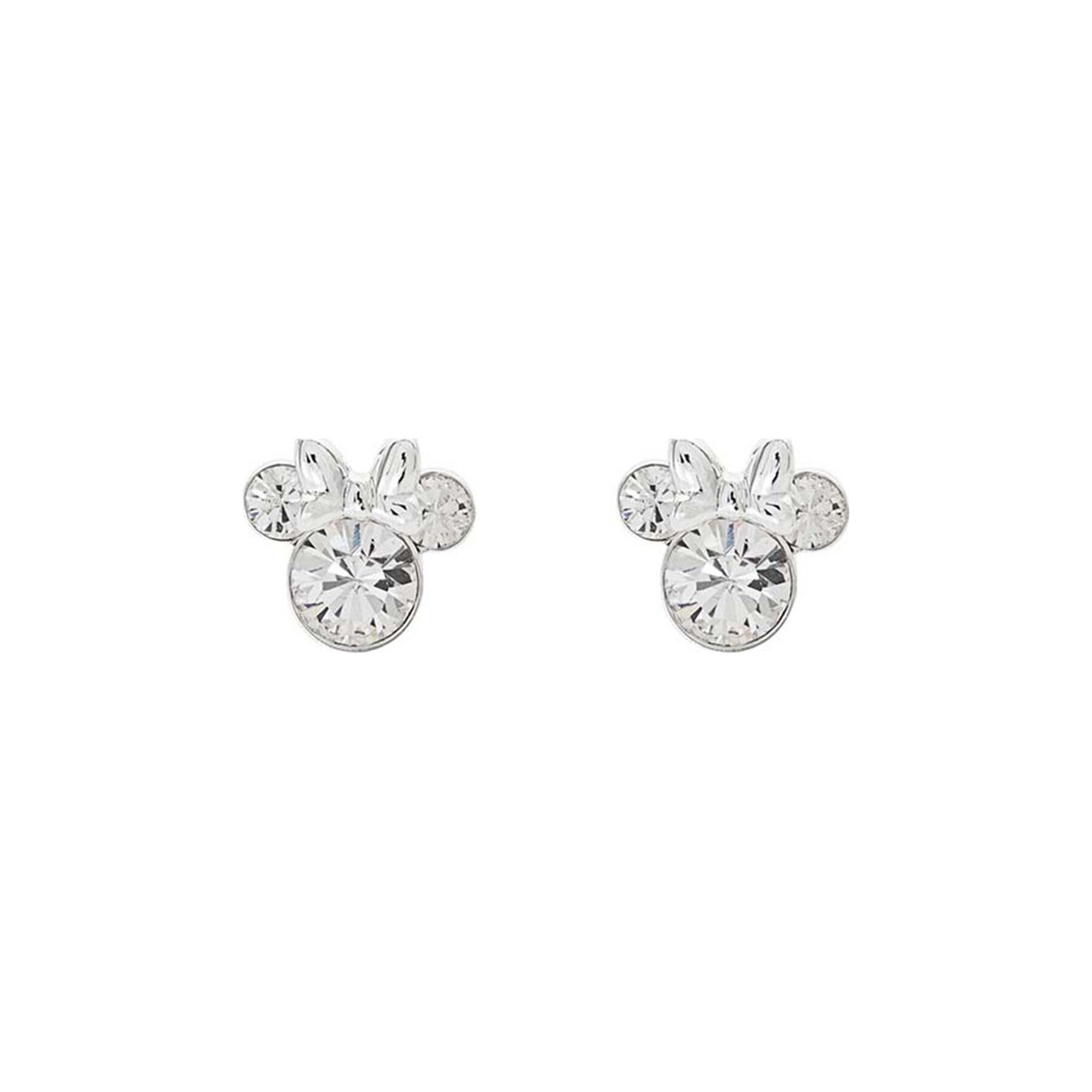 Pendientes Abril Minnie Disney plata