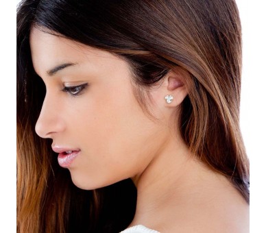 Pendientes Abril Minnie Disney plata