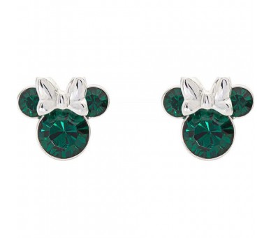 Pendientes Mayo Minnie Disney plata