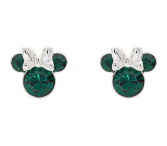 Pendientes Mayo Minnie Disney plata