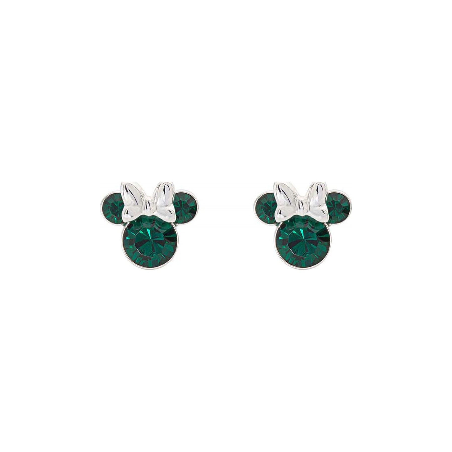 Pendientes Mayo Minnie Disney plata
