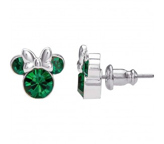 Pendientes Mayo Minnie Disney plata