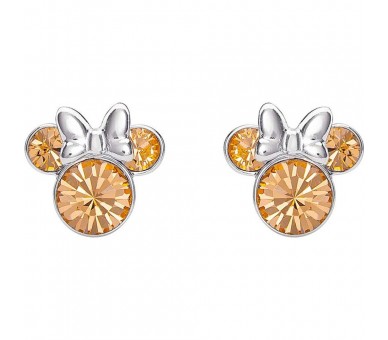 Pendientes June Minnie Disney plata